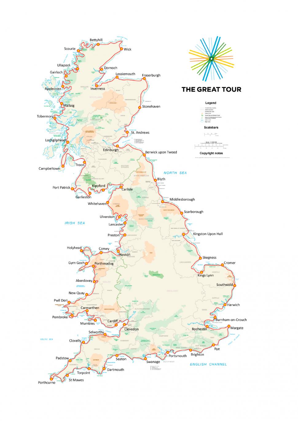 the great tour cycle route